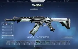 conta no valorant, com skins, rank : platina
