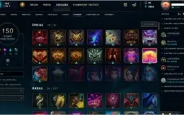 Conta LoL 53, 98 skins, perfeita para smurf, MUITO BARATO