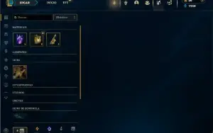 Ouro 3 com 25 Champs e 1 Skin ( NO SERVIDOR LAS )