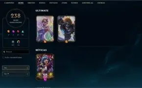 Conta League of Legends Todos os Campeões