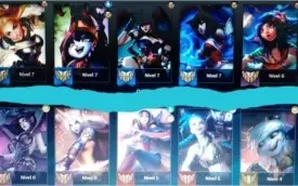 Conta lol lvl 151 gold 4
