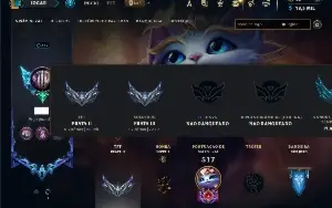 Prata 3 com TODOS os champs e 157 Skins +1 Prestigio