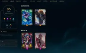 Conta League of Legends Full Acesso - 112 Champs e 85 Skins
