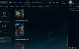 Conta Lol 85 Champs