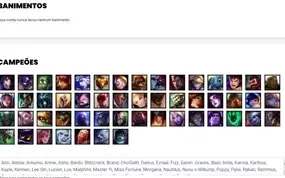 Conta prata 2 com 52 Champs e 22 Skins