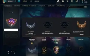 Conta prata 2 com 52 Champs e 22 Skins