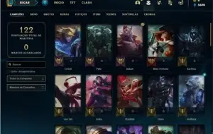 Conta prata 2 com 52 Champs e 22 Skins