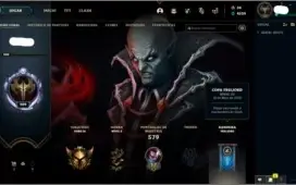 Conta League of Legends e Valorant