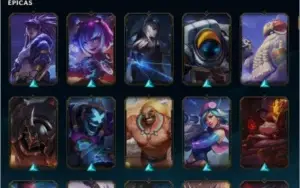 CONTA LOL - 163 skins sendo 2 Ultimates!