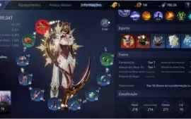 Mir4 Maga level 78  99.041 cp quase NFT C/Arma épica SA63