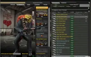 CONTA COMBAT ARMS PLATINA CC + MUITOS ITENS + EMAIL