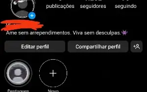 Conta de Instagram  com seguidores antiga