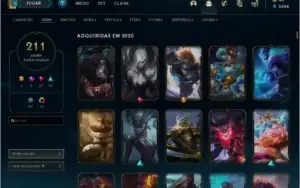 SEASON 3, 211 SKINS, ALL CHAMPIONS, DIAMANTE 4