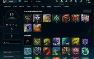 Conta Platina 3 com 23 Champs e 1 Skins + 12 Fragmentos