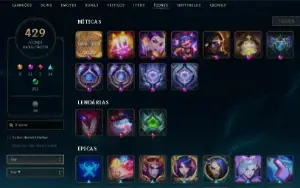 Conta Lol All Champs 300 Skins Sem Elo Md5 PREÇO NEGOCIAVEL