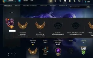 Conta ouro 3 com 135 Champs e 77 Skins ( MAIN MID )