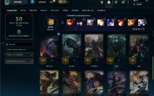 Ferro 1 com 26 Champs e 2 Skins
