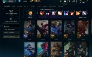 Ferro 1 com 26 Champs e 2 Skins