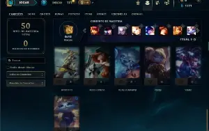 Ferro 1 com 26 Champs e 2 Skins