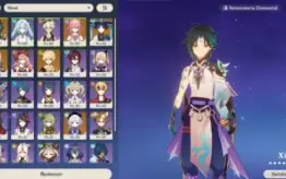 Ar 51 Xiao+Andarilho+Faruzan C6+Yae+Báculo D Homa (25 Giros)