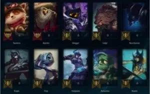 Conta de LoL - lvl 78, 44 champs, Unranked