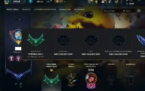 Esmeralda 2 com 150 Champs e 71 Skins + 1 Prestigio do Sylas
