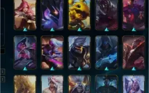 conta b2 com muitas skins daora
