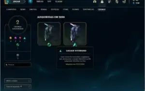 conta diamante 4 barata com 12 skins e 35 champs