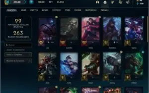conta diamante 4 barata com 12 skins e 35 champs