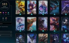Conta de League of legends e valorant