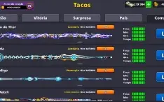 Conta 8 ball pool com todos os tacos lendários level máximo.