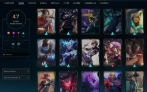 ACC Esmeralda 2 MMR Diamante / 47 Skins / 83 Champions