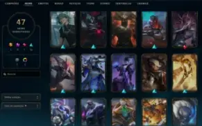 ACC Esmeralda 2 MMR Diamante / 47 Skins / 83 Champions