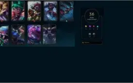 Conta lol / 78 champs / 36 skins / ouro II