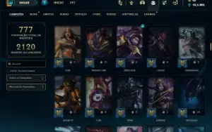 Mestre com TODOS os champs e 191 Skins + 51 Maestrias 7