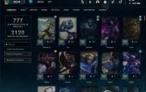Mestre com TODOS os champs e 191 Skins + 51 Maestrias 7