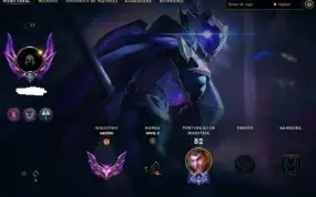 Conta lol mestre