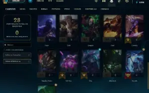 Smurf - League Of Legends - Platina 1 + 350 Rp + 20 Skins