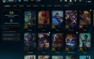 Smurf - League Of Legends - Platina 1 + 350 Rp + 20 Skins
