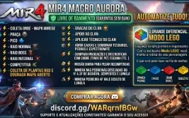 Mir4, Mir 4 Super Macro, faça tudo no automatico full