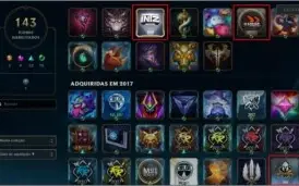 Conta LOL - 45 Skins - Nv 316 - plat iv s/f - 100 Champions