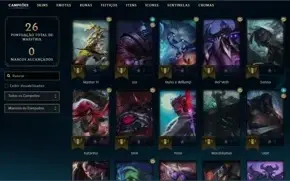Conta League of Legends Platina 4