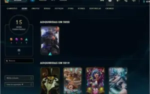 Conta de lol LvL69 Gold3 15 skins