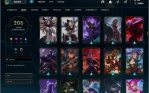 Conta ouro 3 com TODOS OS CHAMPS e 206 skins + 33 Cromas