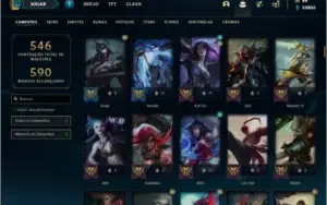 Conta ouro 3 com TODOS OS CHAMPS e 206 skins + 33 Cromas