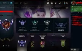 Conta D3 1PDL 148 Champions / 252 Skins LVL 472 / GM S9