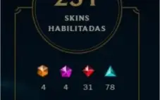 Conta D3 1PDL 148 Champions / 252 Skins LVL 472 / GM S9