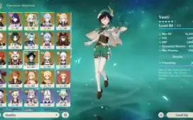 Conta Ar58 Hutao C1, Todos Archons, 19 Chars 5* E 12Armas 5*