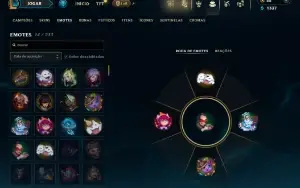 Unranked com 25 Champs e 15 Skins + 2 Fragmentos
