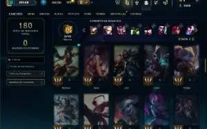 Unranked com 65 Champs e 28 Skins ( ADC / JG / MID )